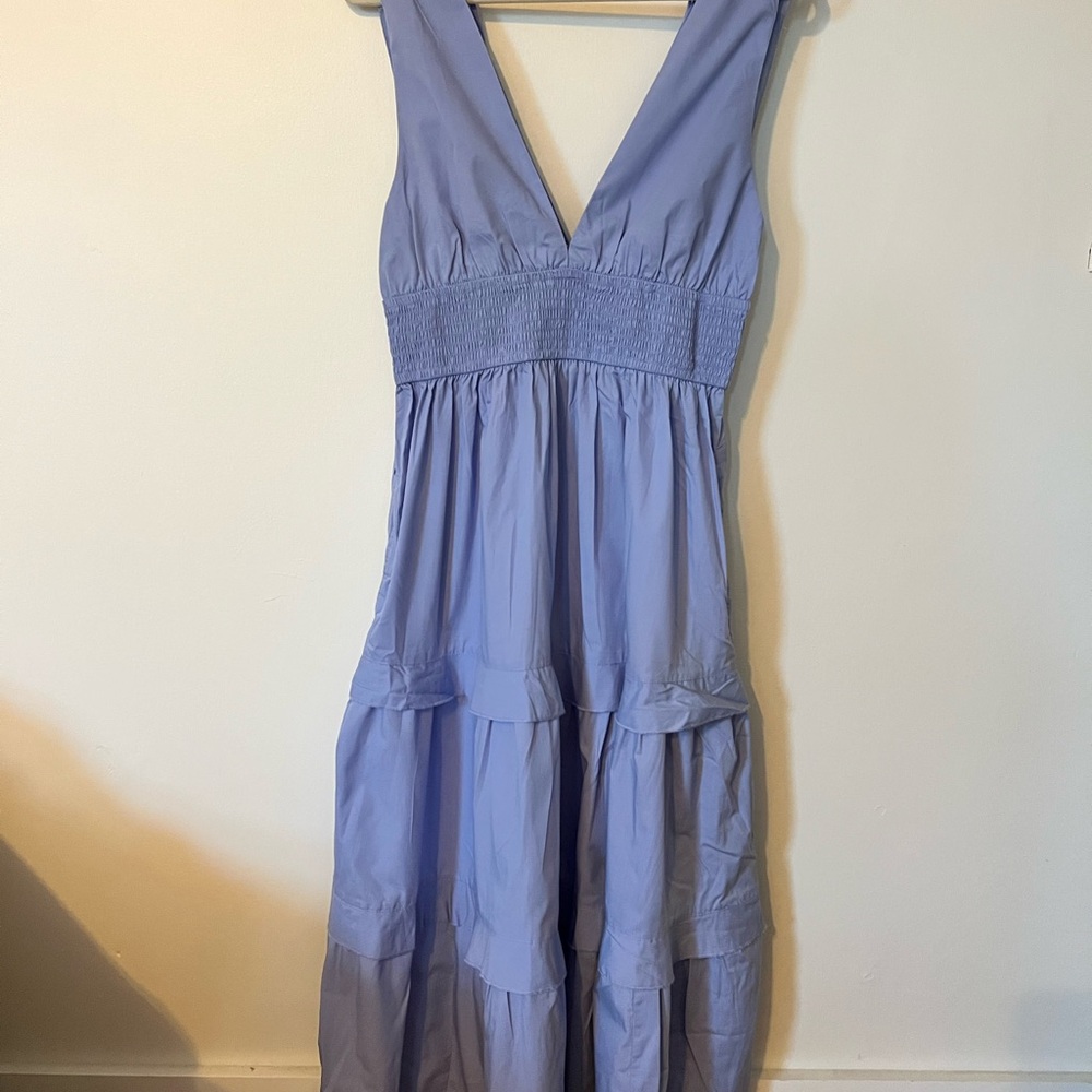 Abercrombie & Fitch Blue Sleeveless Maxi Sundress